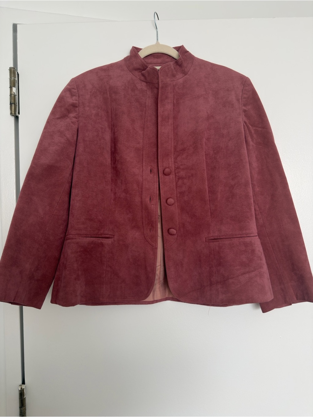 Pink Suede Jacket